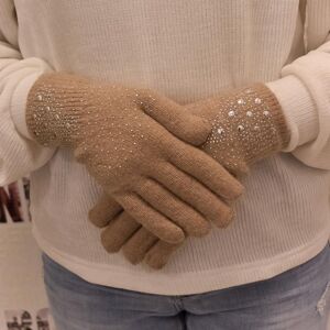 Béžové rukavice RAINO