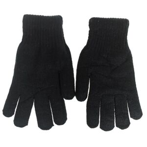 Čierne zateplené rukavice UNI WARM