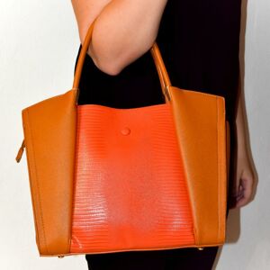 Dámska hnedo-oranžová kabelka NEDLY