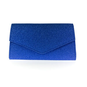 Dámska modrá listová spoločenská kabelka ABBIE