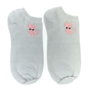 Dámske biele ponožky KITTY