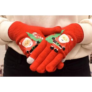 Dámske červené rukavice CHRISTMAS EDITION 2
