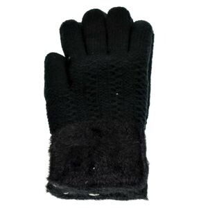 Dámske čierne rukavice ALISA