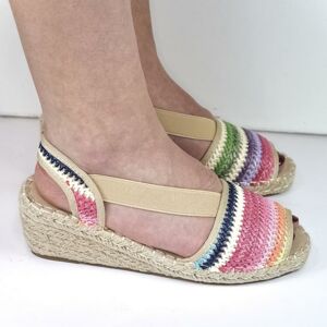 Dámske farebné sandále NUBA