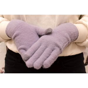 Dámske fialové zateplené rukavice BERTY
