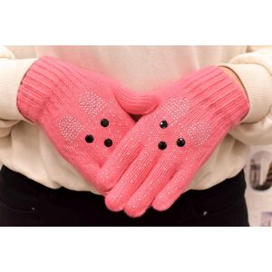 Dámske korálové zimné rukavice ELLIE