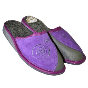 Dámske sivo-fialové papuče MOANA