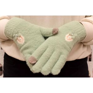 Dámske zelené zimné rukavice MATJIA