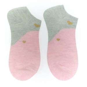 Dámske zeleno-ružové ponožky KAINA