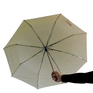 Dámsky béžový bodkovaný dáždnik MANHA