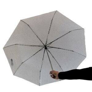 Dámsky biely bodkovaný dáždnik MANHA