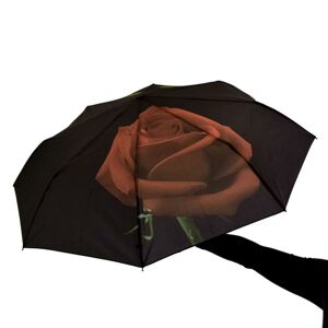 Dámsky čierny dáždnik ROSE