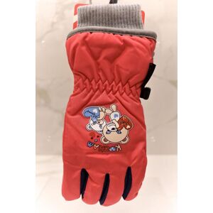 Detské korálové lyžiarske rukavice ECHT KOCHAM 4-9YEAR