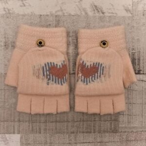 Detské ružové rukavice BINI