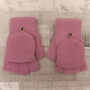 Detské ružové rukavice BINO