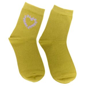 Horčicové ponožky HEART