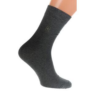 Pánske bavlnené sivé ponožky POIRE