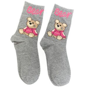 Sivé ponožky BEAR