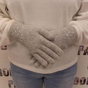 Sivé rukavice RAINO