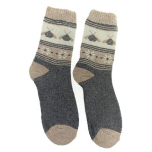 Sivo-béžové  ponožky HEVY