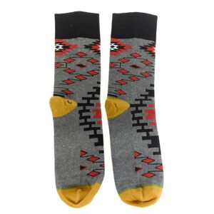 Sivo-žlté ponožky HESSO