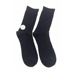Vlnené tmavomodré ponožky HANS
