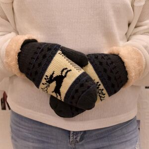 Tmavosivé rukavice DEER