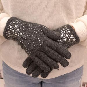 Tmavosivé rukavice RAINO