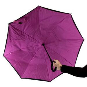 Unisex obrátený fialový dáždnik DARIO