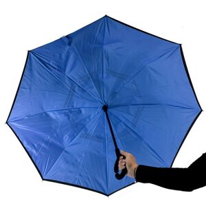 Unisex obrátený modrý dáždnik DARIO
