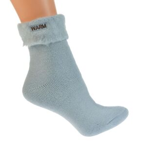 Zimné modré ponožky WARM
